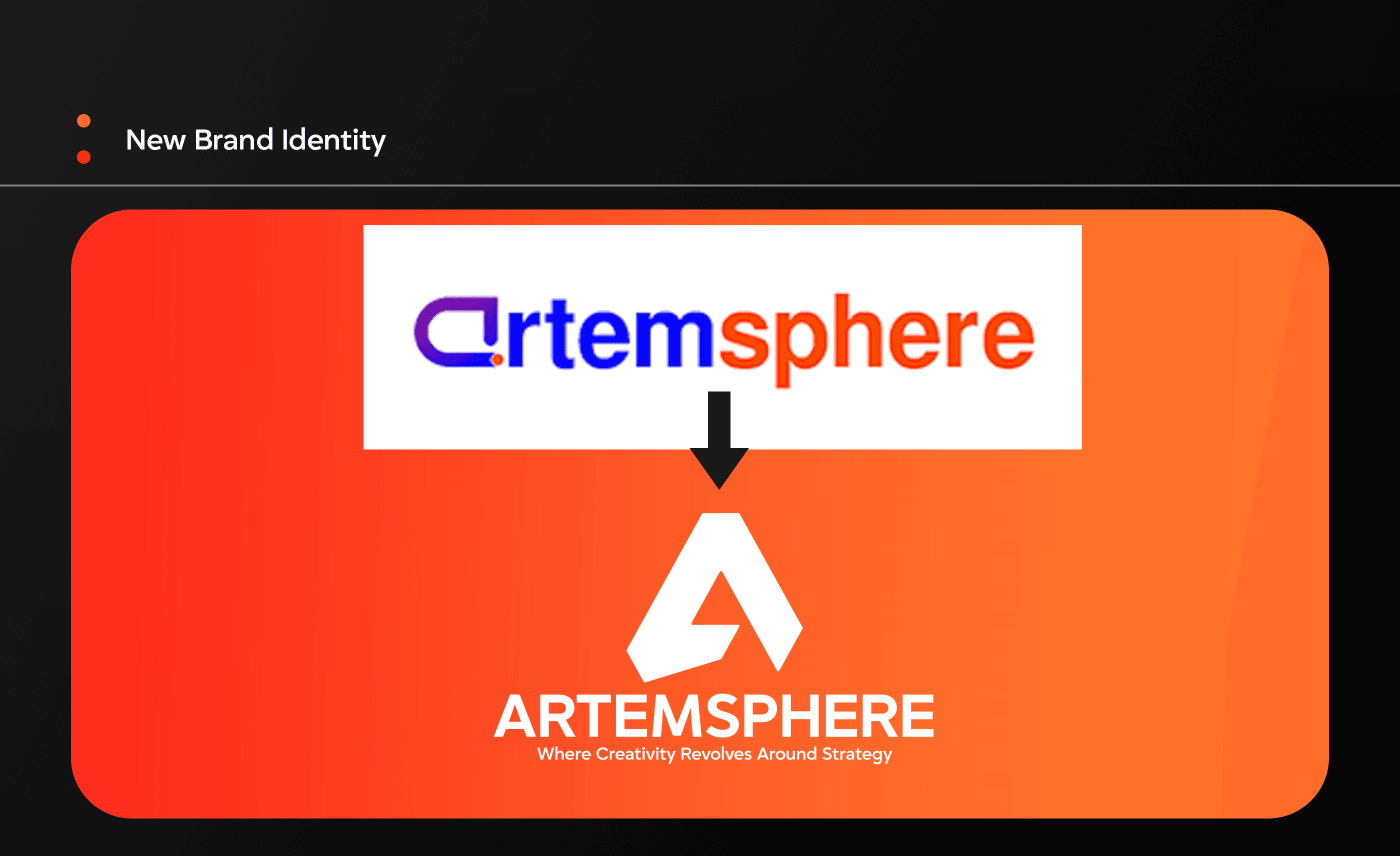 Artemsphere Rebranding detail 1