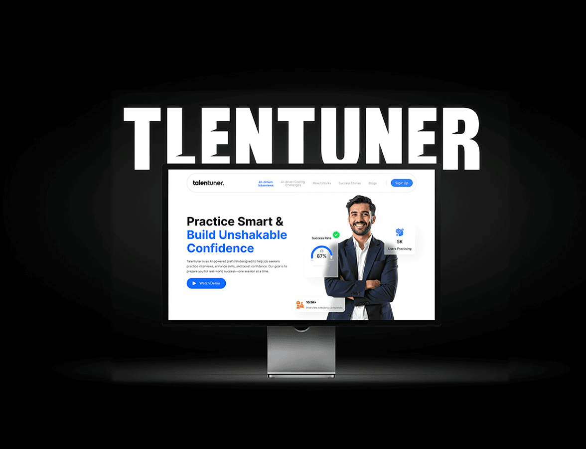 Talentuner web design detail 2